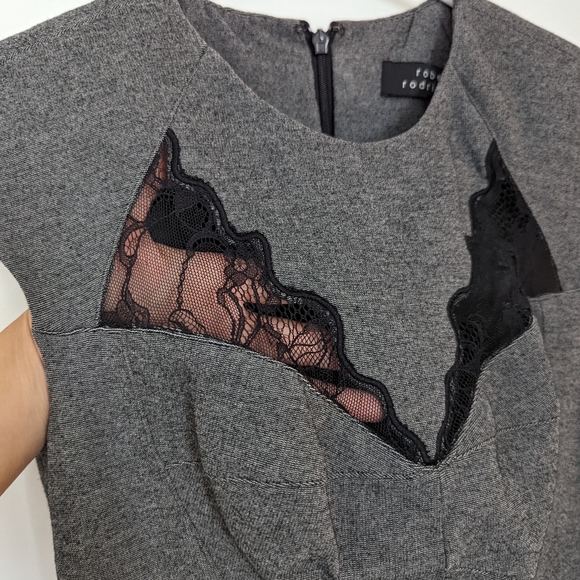 Robert Rodriguez Lace Accented Mini Dress - XS/0 - Picture 7 of 8